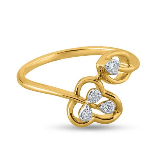 Leafy Duo Radiance Ring
