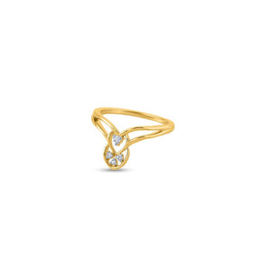 Tornado Twist Ensemble Ring
