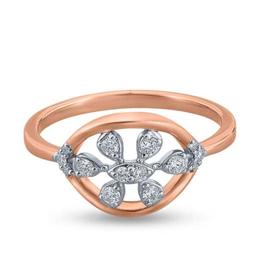 Luminous Floral Affinity Ring
