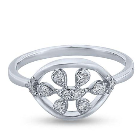 Luminous Floral Affinity Ring