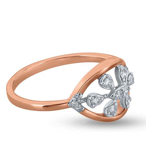 Luminous Floral Affinity Ring