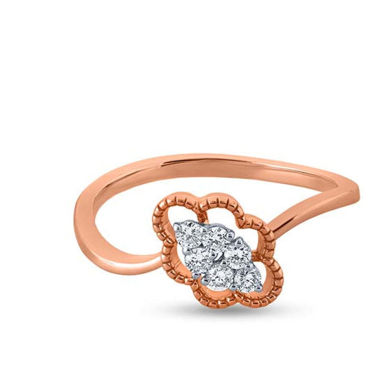 Ethereal Floral Marquise Ensemble Ring