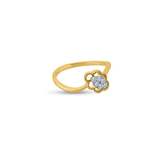 Ethereal Floral Marquise Ensemble Ring