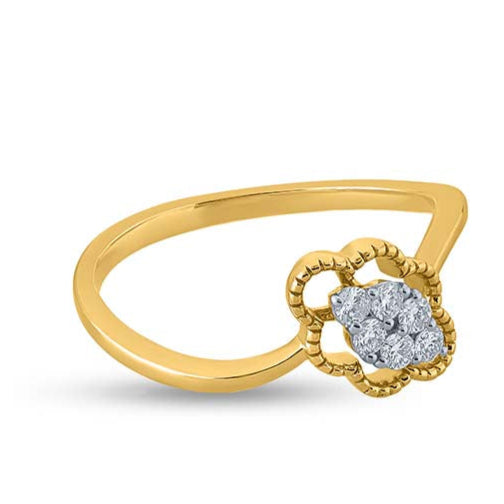 Ethereal Floral Marquise Ensemble Ring