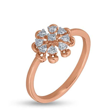 Lustrous Diamond Botanique Ring