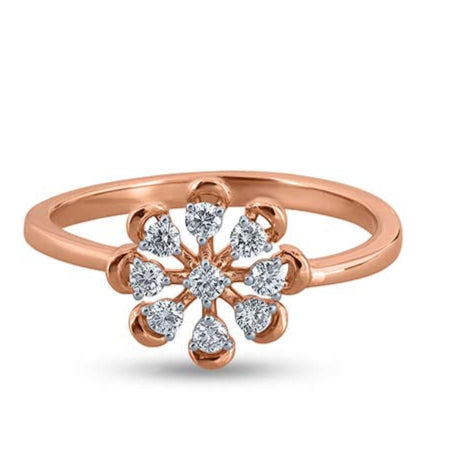 Lustrous Diamond Botanique Ring