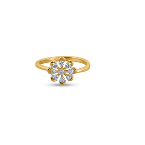 Lustrous Diamond Botanique Ring