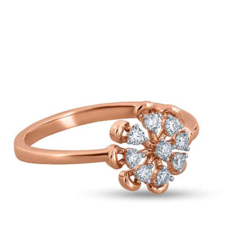 Lustrous Diamond Botanique Ring