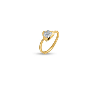 Floral Triad Whispers Ring