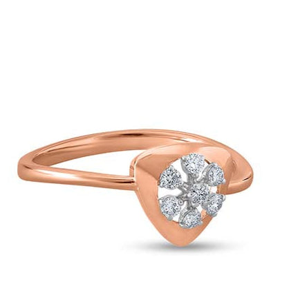 Floral Triad Whispers Ring