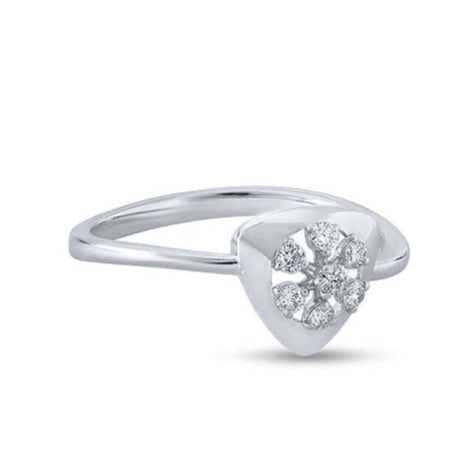 Floral Triad Whispers Ring