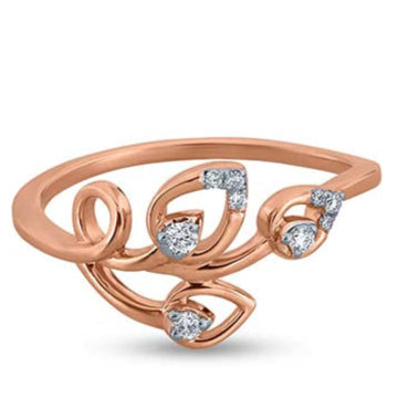 Whimsical Lotus Trifecta Ring