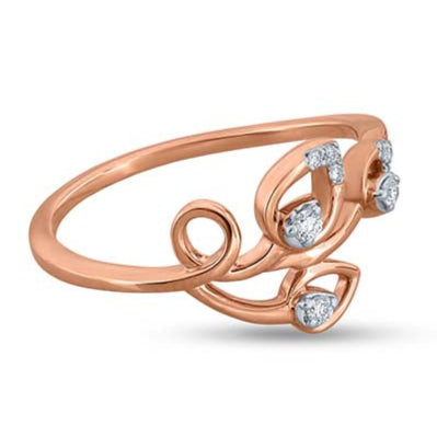 Whimsical Lotus Trifecta Ring