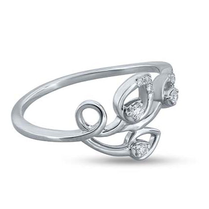 Whimsical Lotus Trifecta Ring