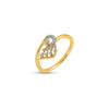 Intricate Plume Leaf Harmony Ring