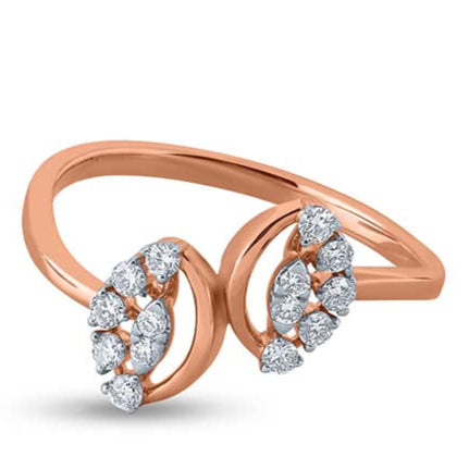Mystic Twin Petal Radiance Ring