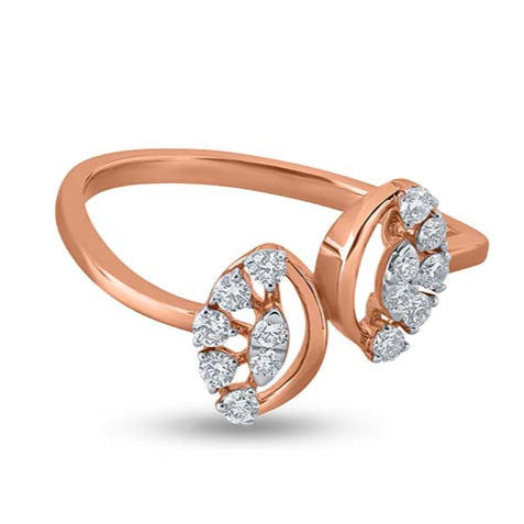 Mystic Twin Petal Radiance Ring