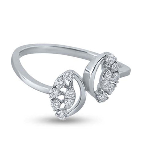 Mystic Twin Petal Radiance Ring