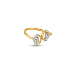 Mystic Twin Petal Radiance Ring