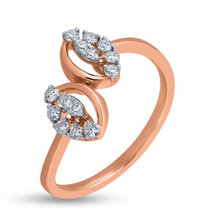 Mystic Twin Petal Radiance Ring