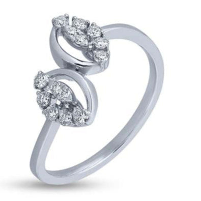 Mystic Twin Petal Radiance Ring