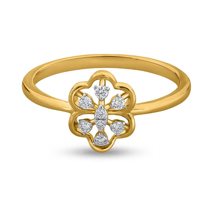 Petal Rift Symphony Ring