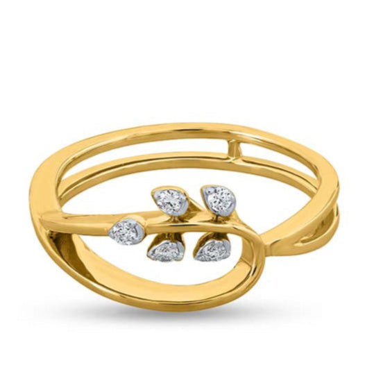 Floral Halo Radiance Ring