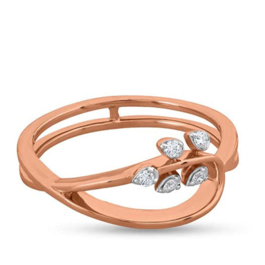 Floral Halo Radiance Ring