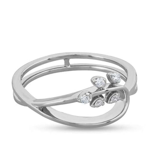Floral Halo Radiance Ring