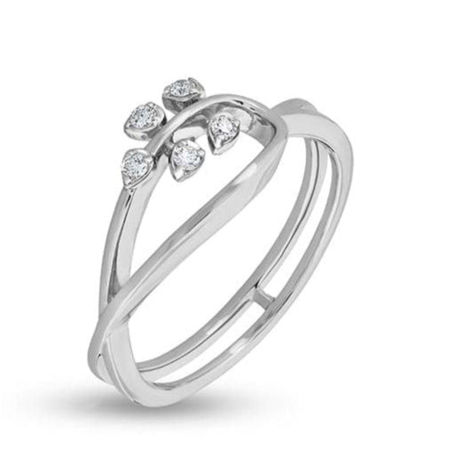 Floral Halo Radiance Ring