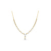 Gentle Floral Cascade Necklace Set