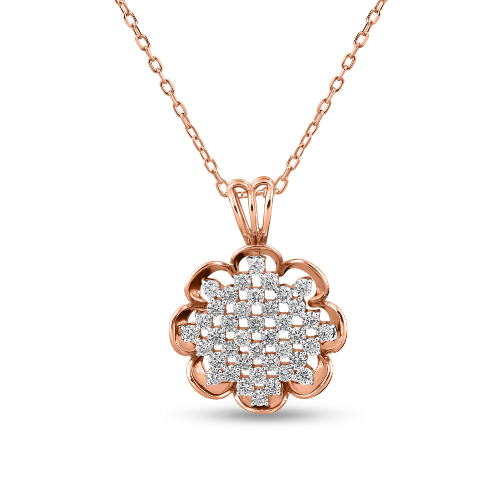 Radiant Rosette Pendant Set