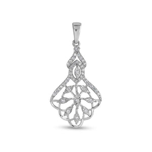 Opulent Ecliptica Diamond Pendant Set