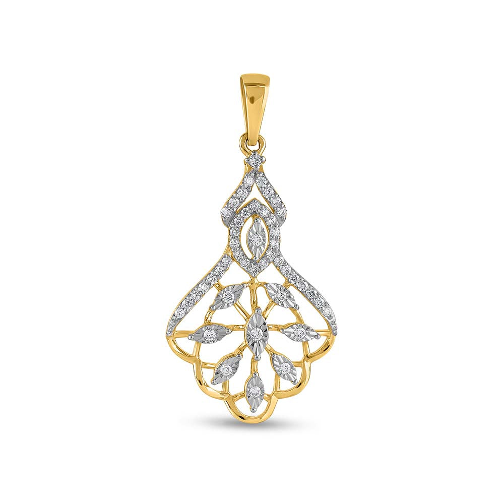 Opulent Ecliptica Diamond Pendant Set