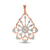 Solitaire Celestique Diamond Pendant Set