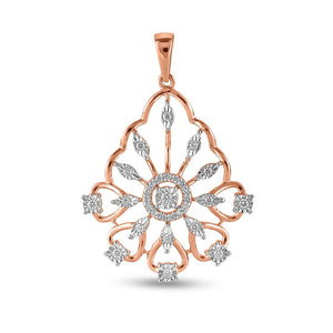 Solitaire Celestique Diamond Pendant Set