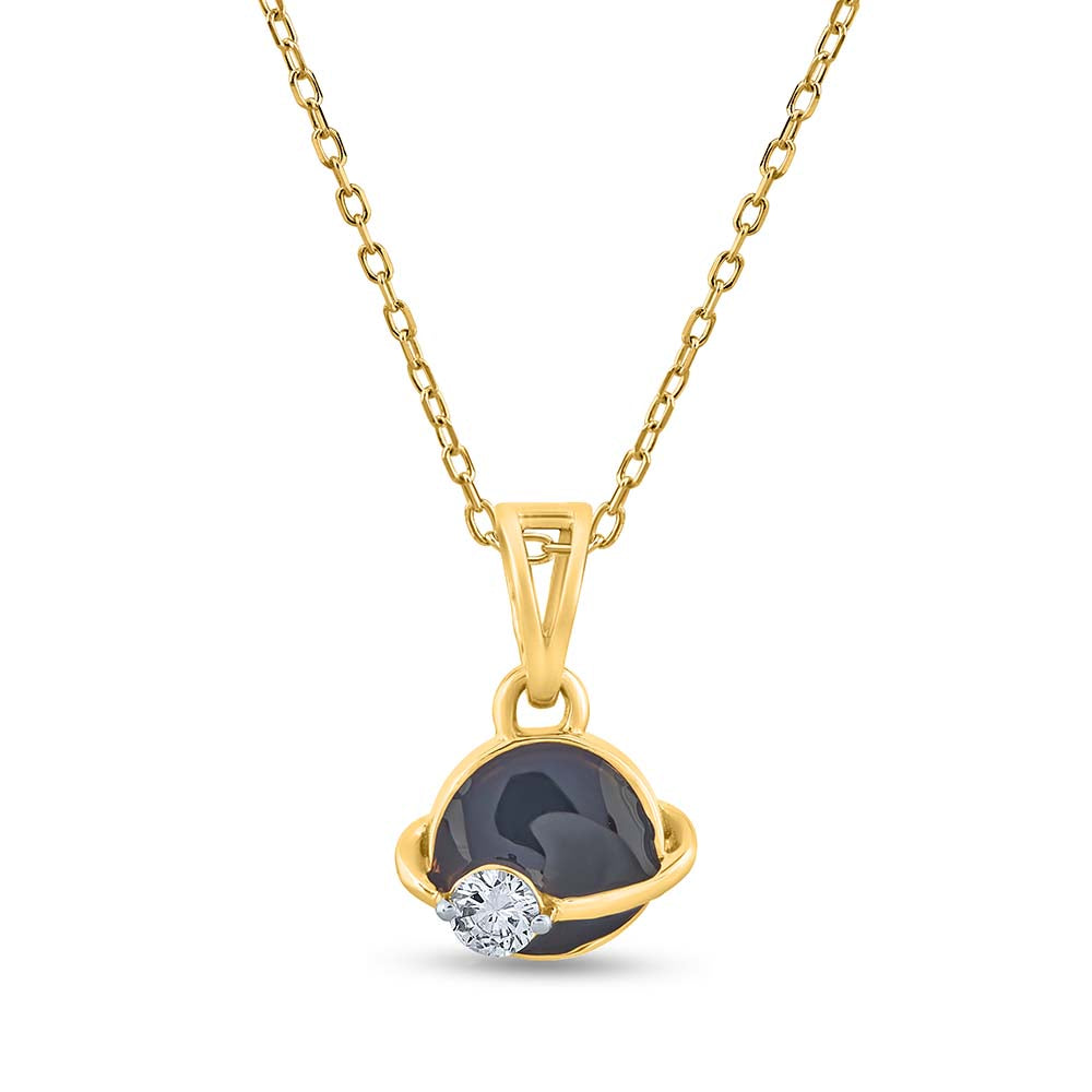 Orbiting Elegance Charm Pendant
