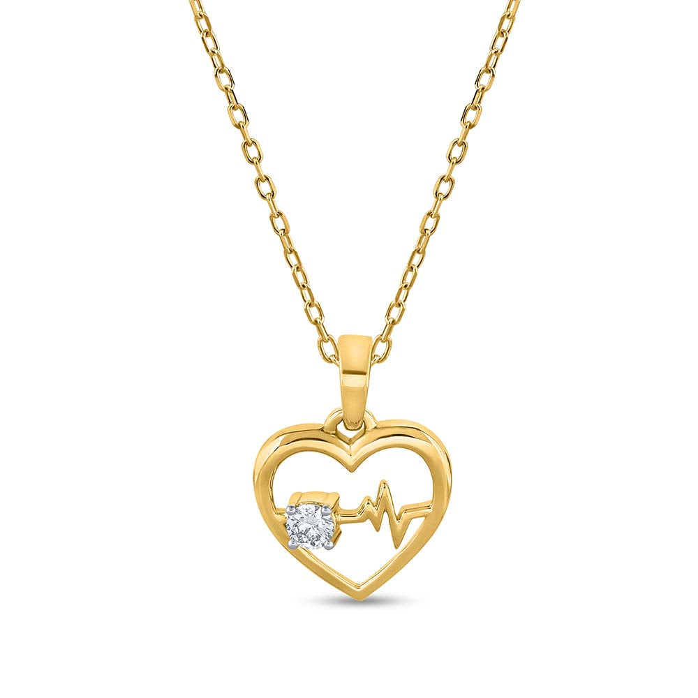 Radiant Heart Rhythm Pendant