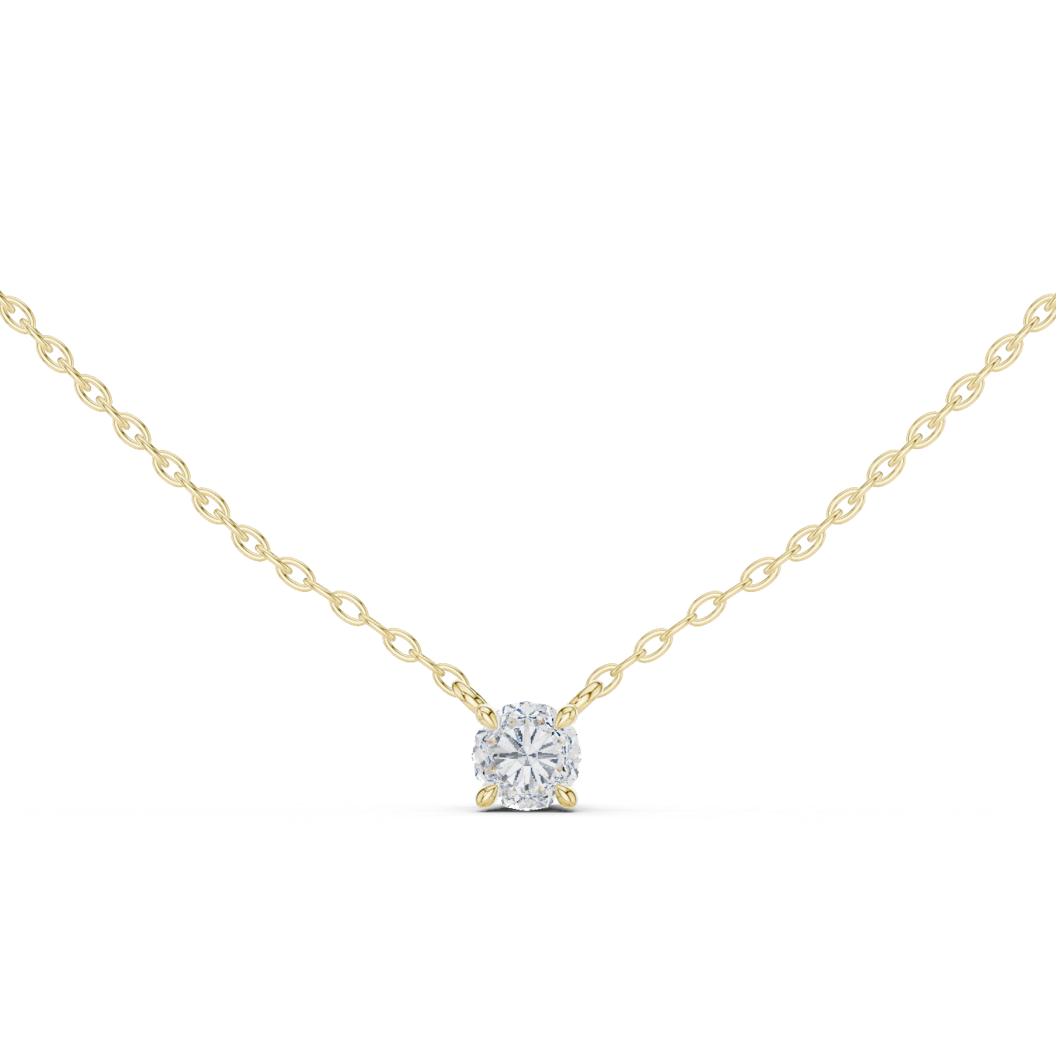 Harmony with a Round Diamond Centerpiece