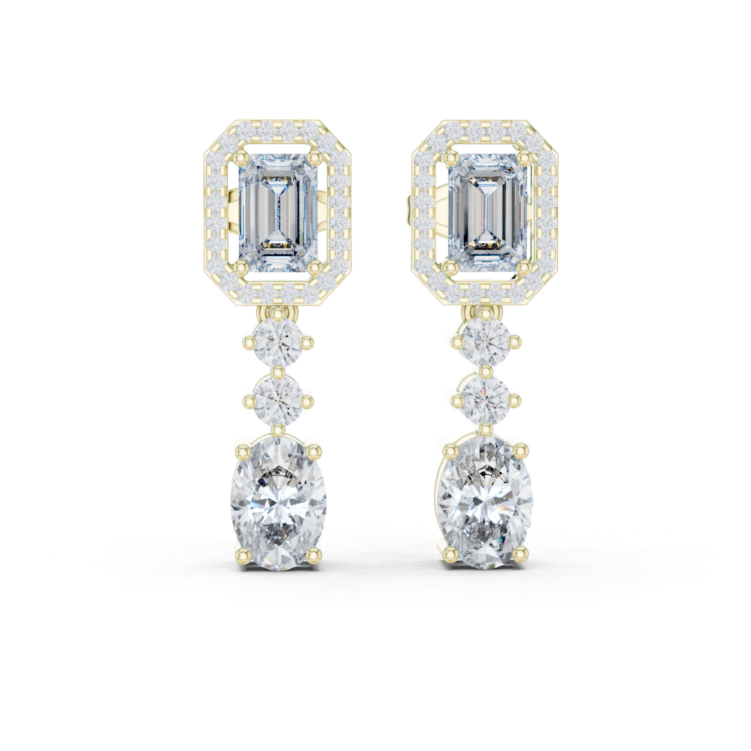 Royal Halo Statement Earrings