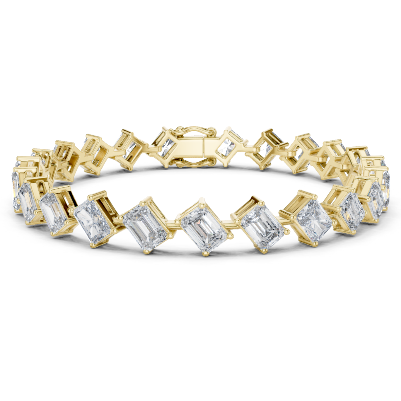 Elegant Square Diamond Bracelet