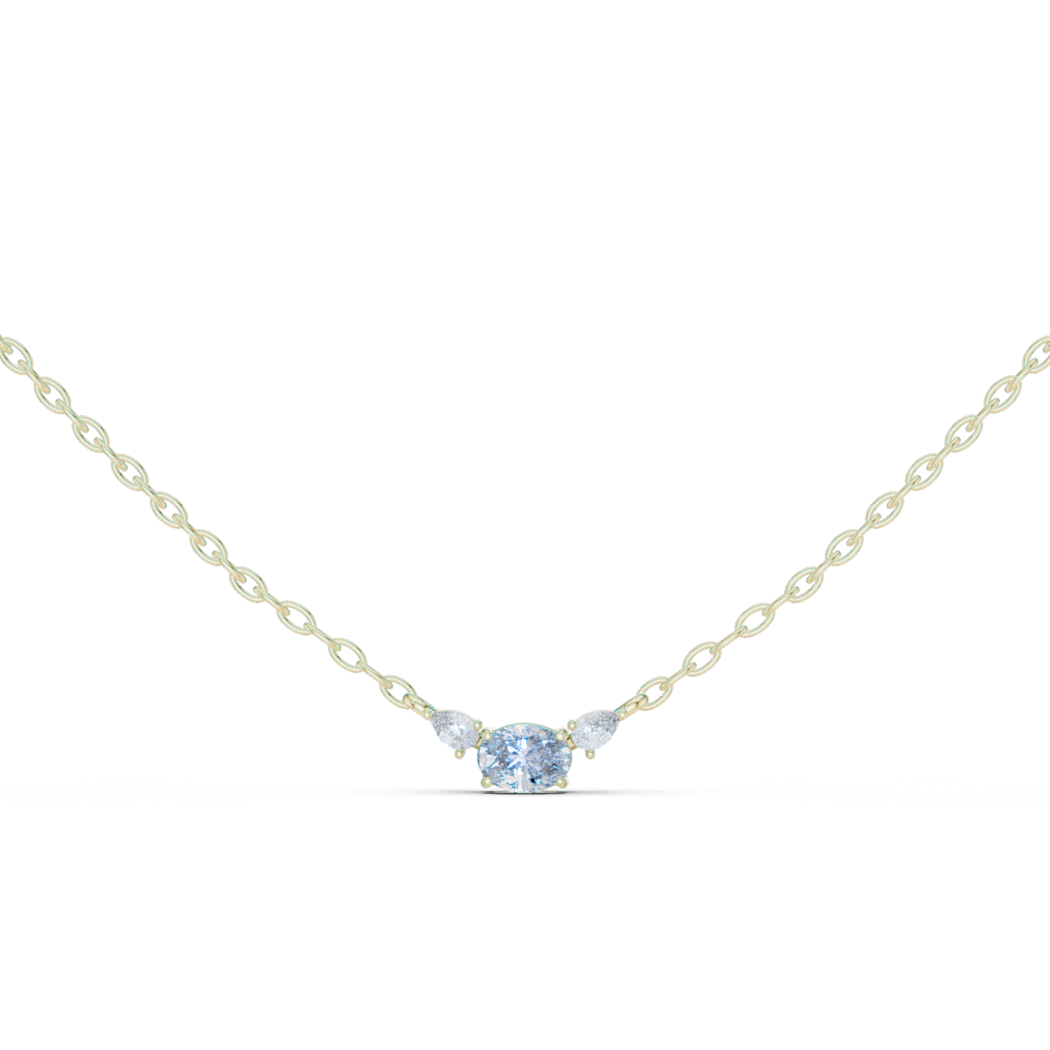 Three-Stone Diamond Pendant