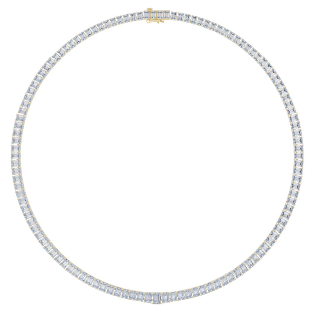Brilliantly Crafted Diamond Tennis Necklace