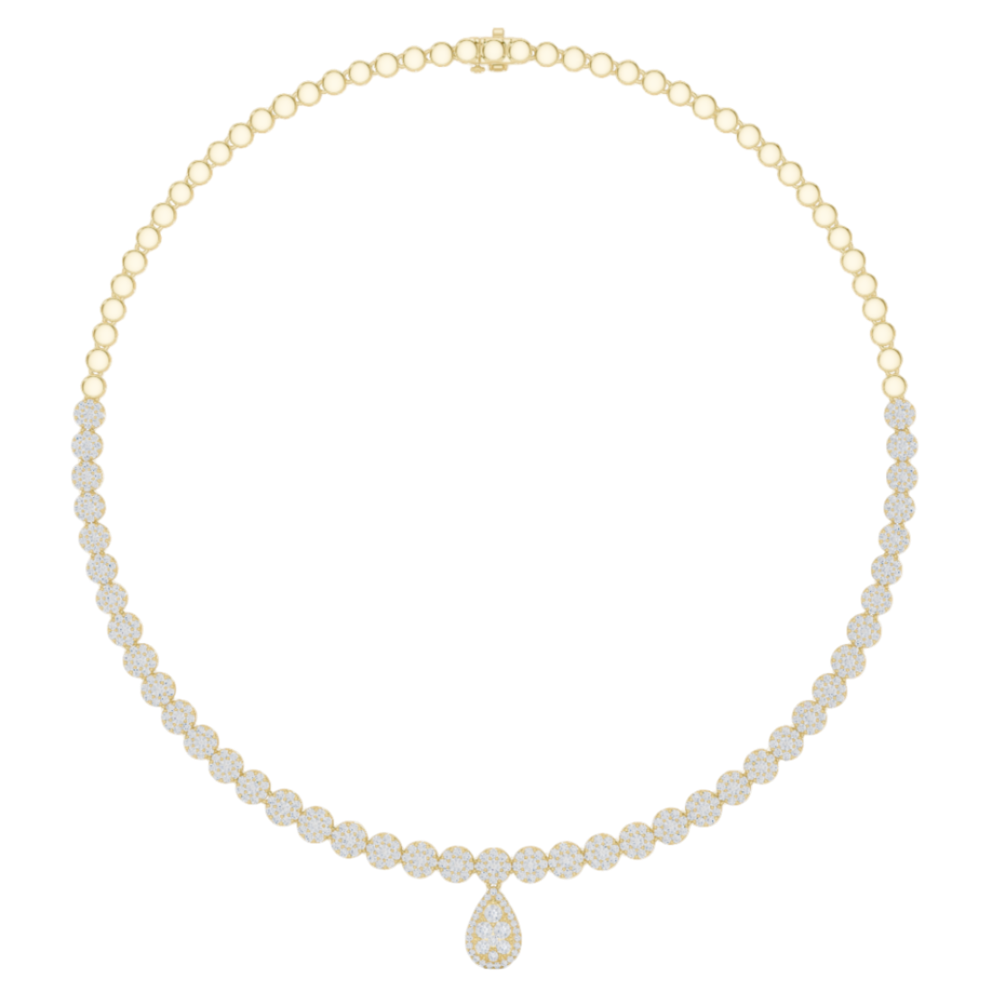 Eternal Radiance Teardrop Necklace