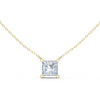 Princess-Cut Solitaire Diamond Pendant