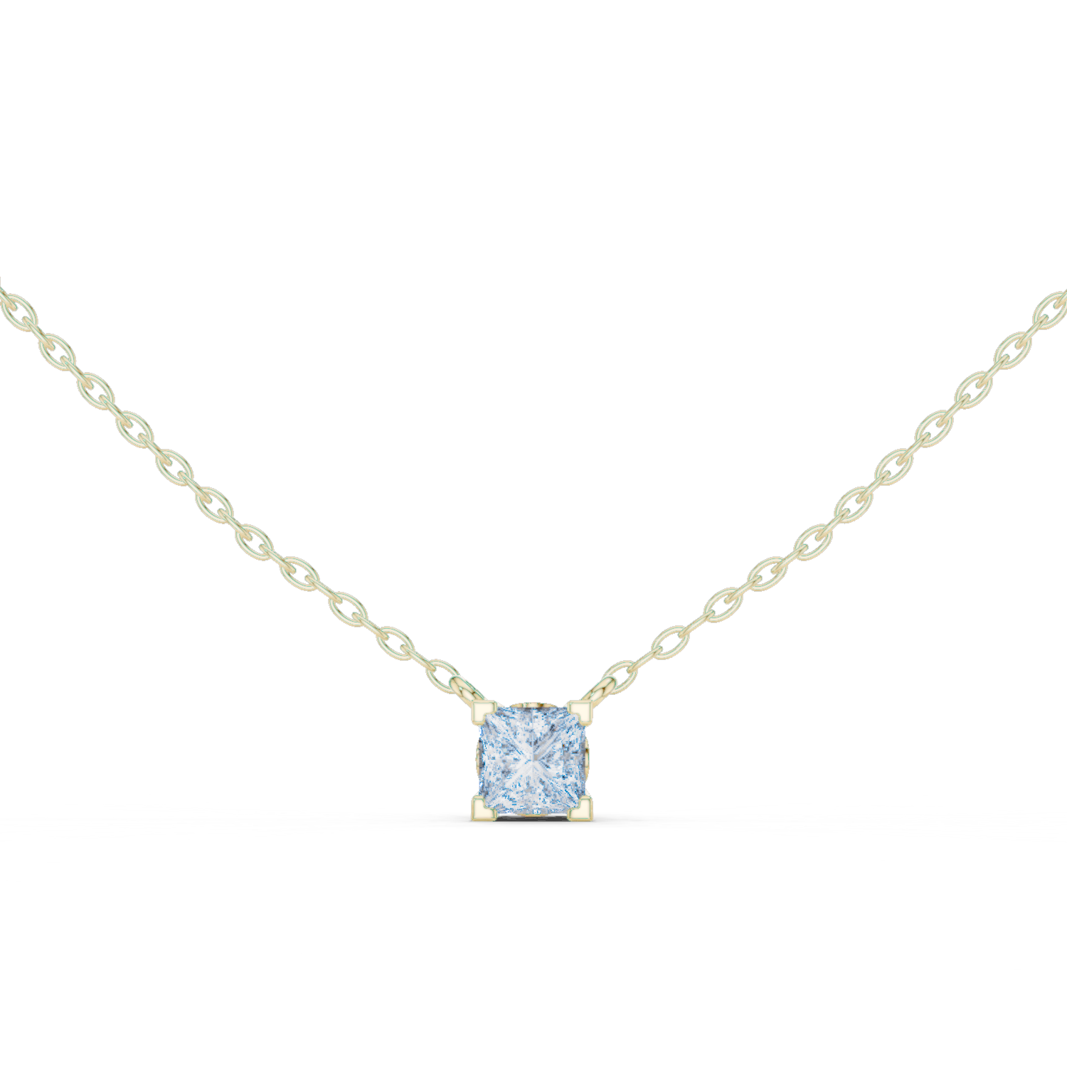 square-cut diamond set