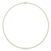 Classic Round Diamond Tennis Necklace