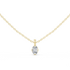 classic elegance stunning oval-shaped diamond pendant