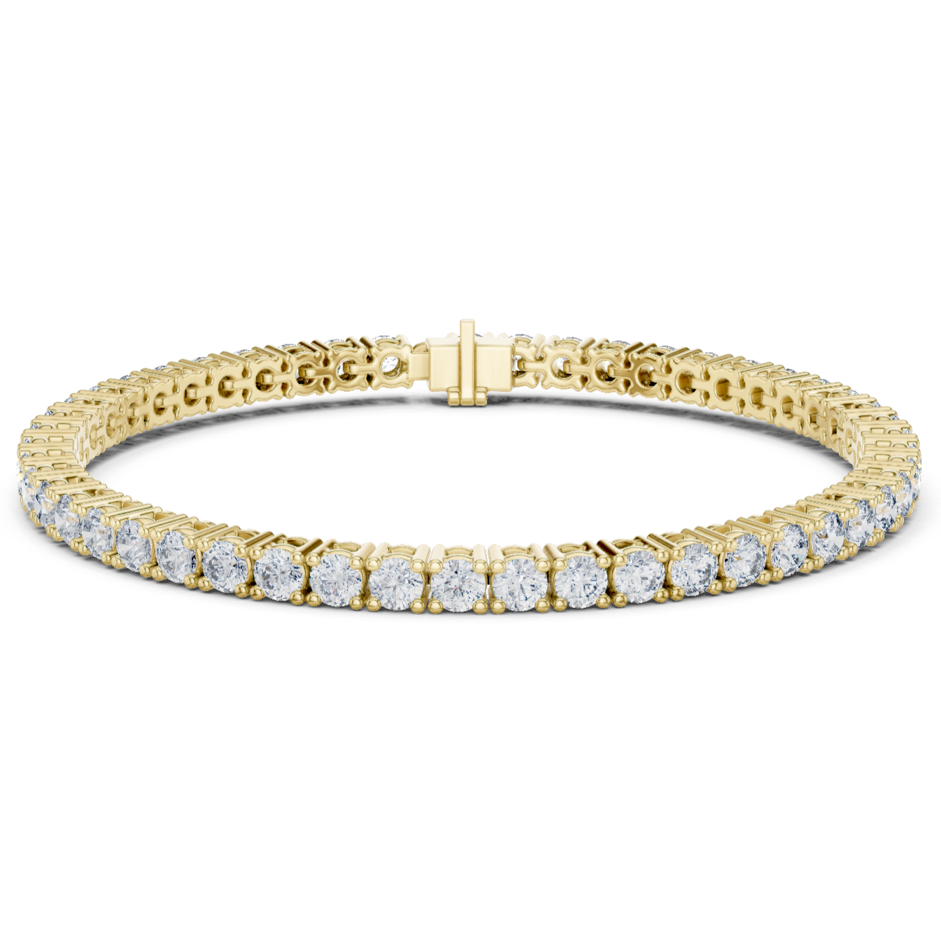 Round Brilliant Diamond Tennis Bracelet