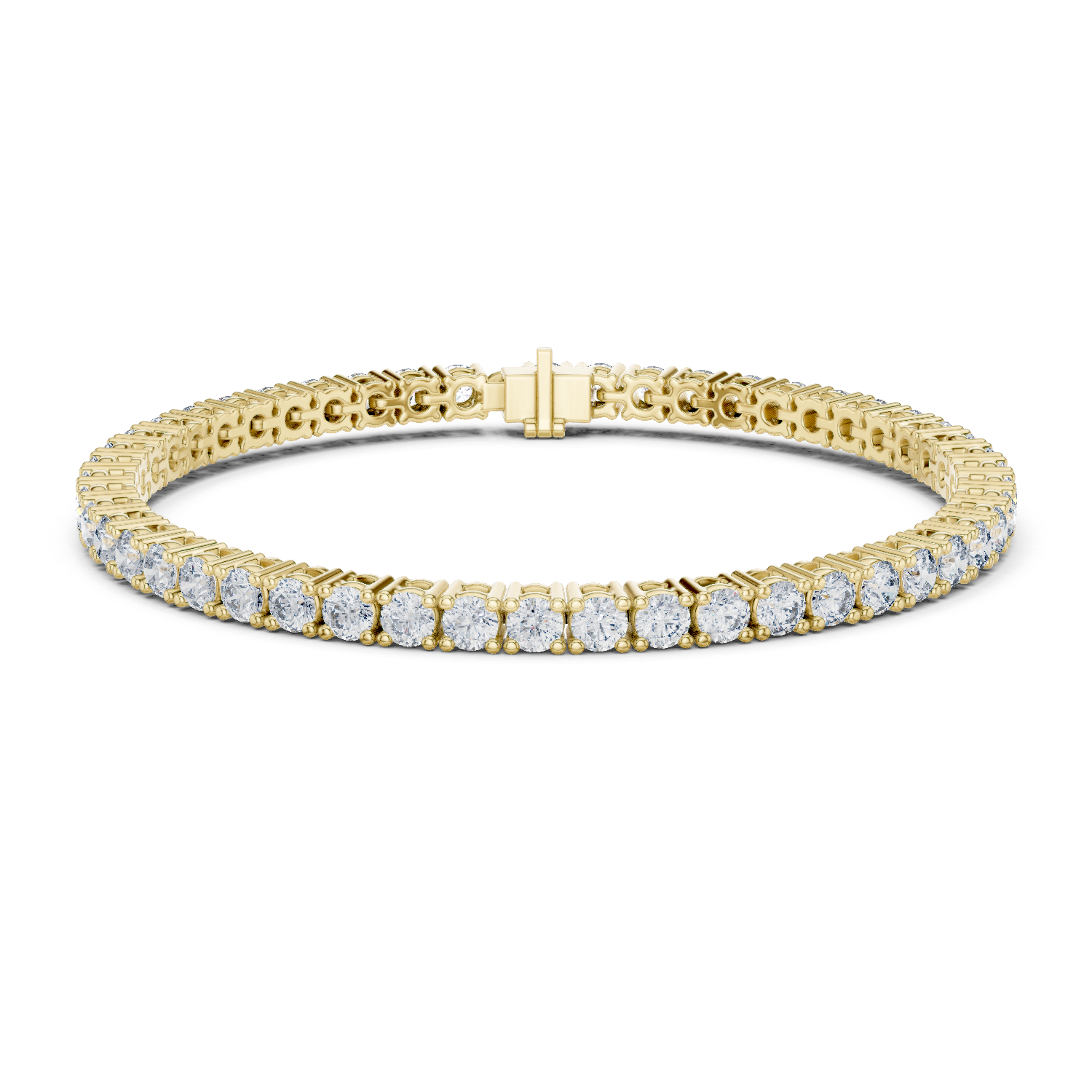 Round Brilliant Diamond Tennis Bracelet